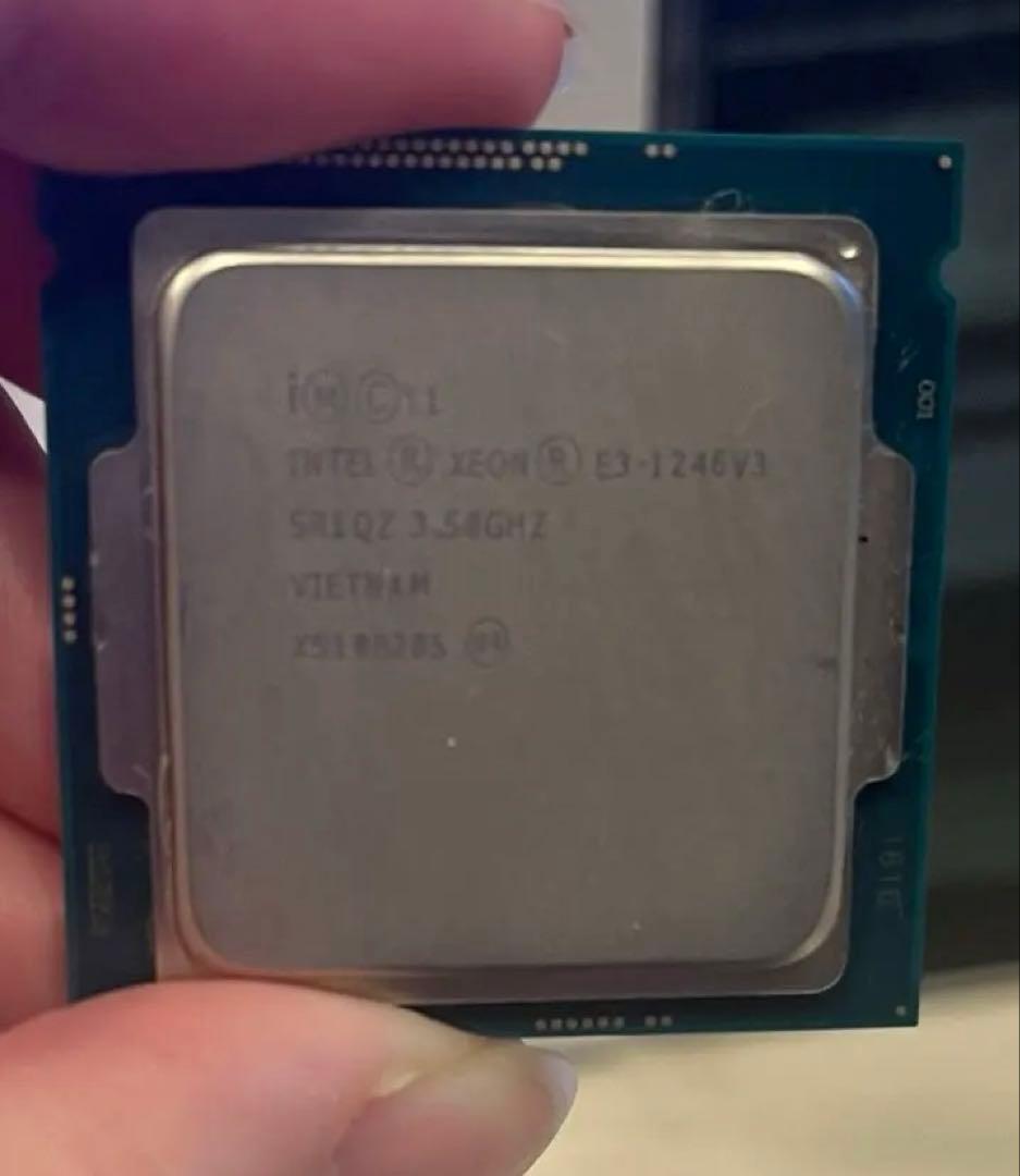 CPU 中古インテル xeon E3-1246V3 SR1 QZ 3.50GHZ