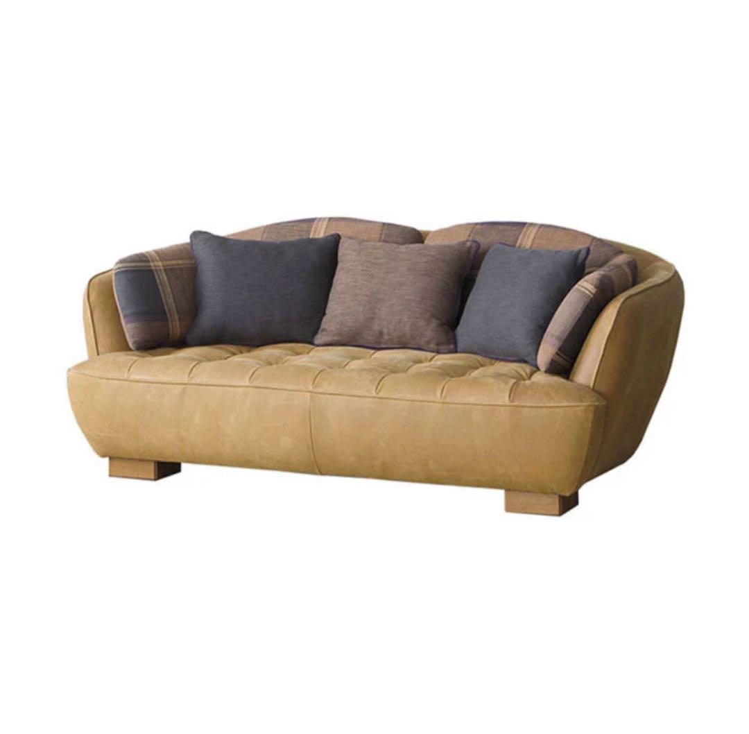 Crash Gate オピアムソファ L-1 キャメル 2.5人掛け