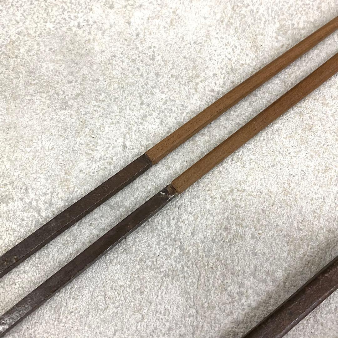 炉 風炉火箸 一双 一ノ瀬宗辰 金牛秀峰 共箱 妙心寺 茶の湯