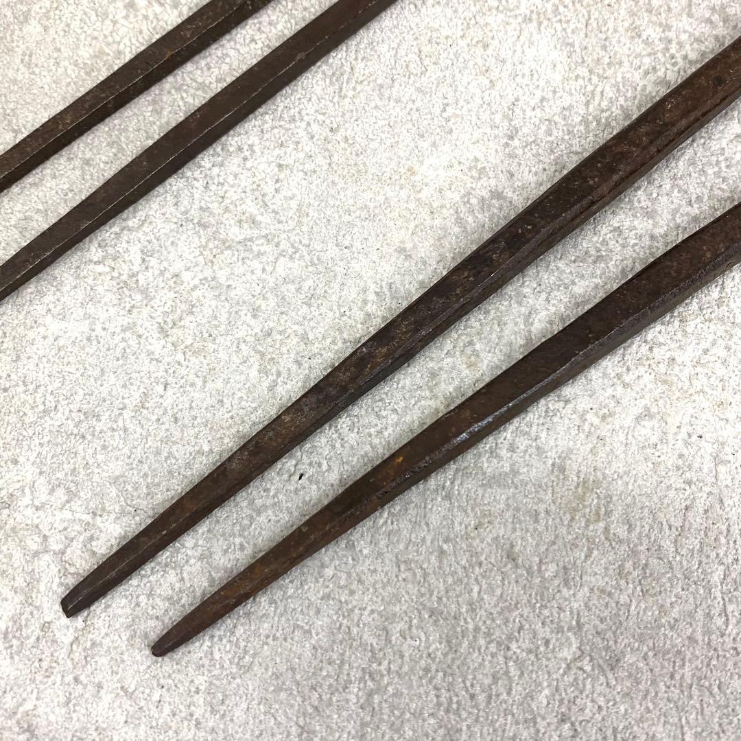 炉 風炉火箸 一双 一ノ瀬宗辰 金牛秀峰 共箱 妙心寺 茶の湯