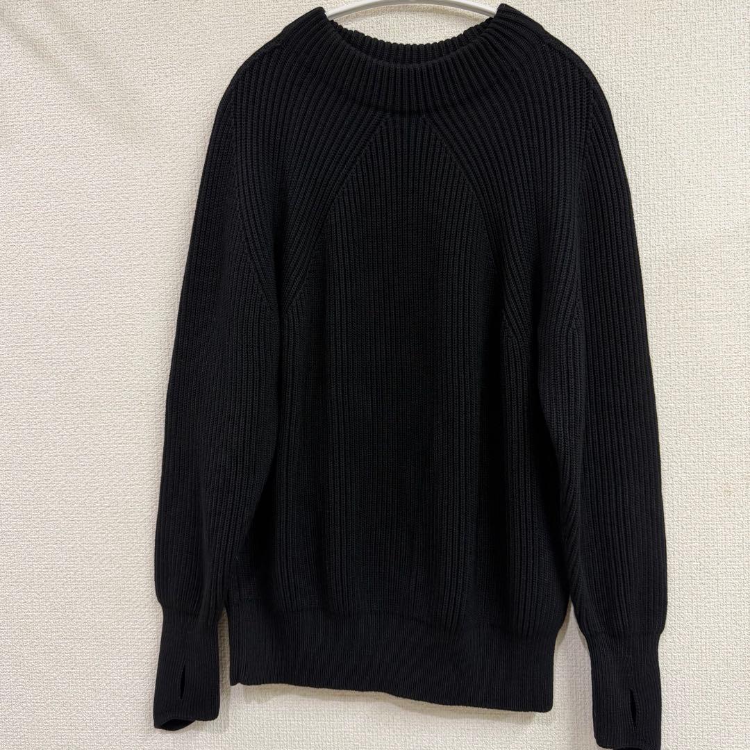 バトナー　シグネチャー ハンドウォーマー モックネック セーター ニット