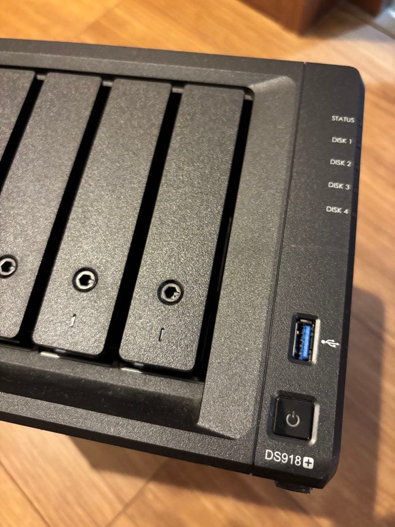 【値下げ】Synology NAS 4ベイ DS918+ 2TB×4HDD