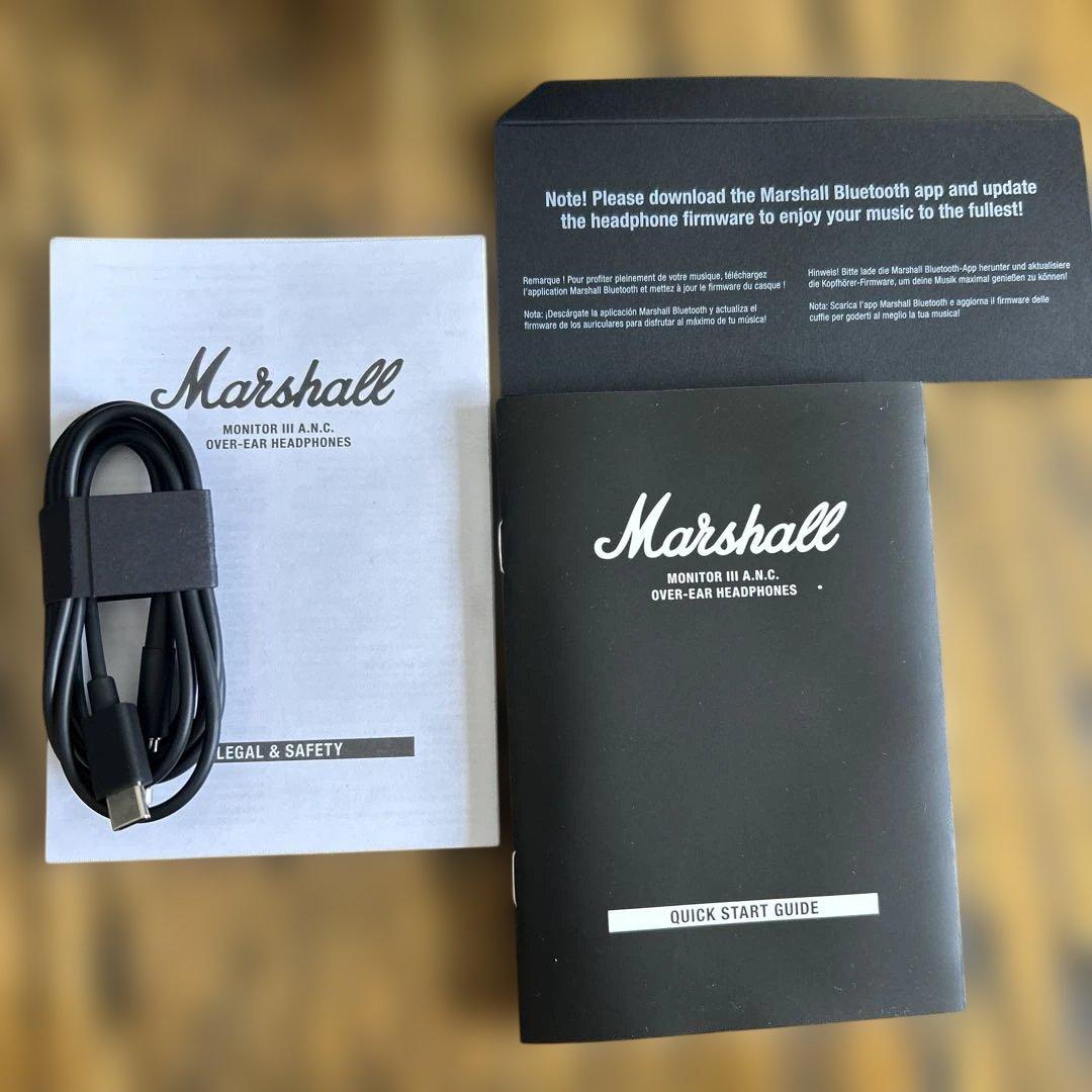 【正規品】Marshall Monitor III A.N.C. ブラック