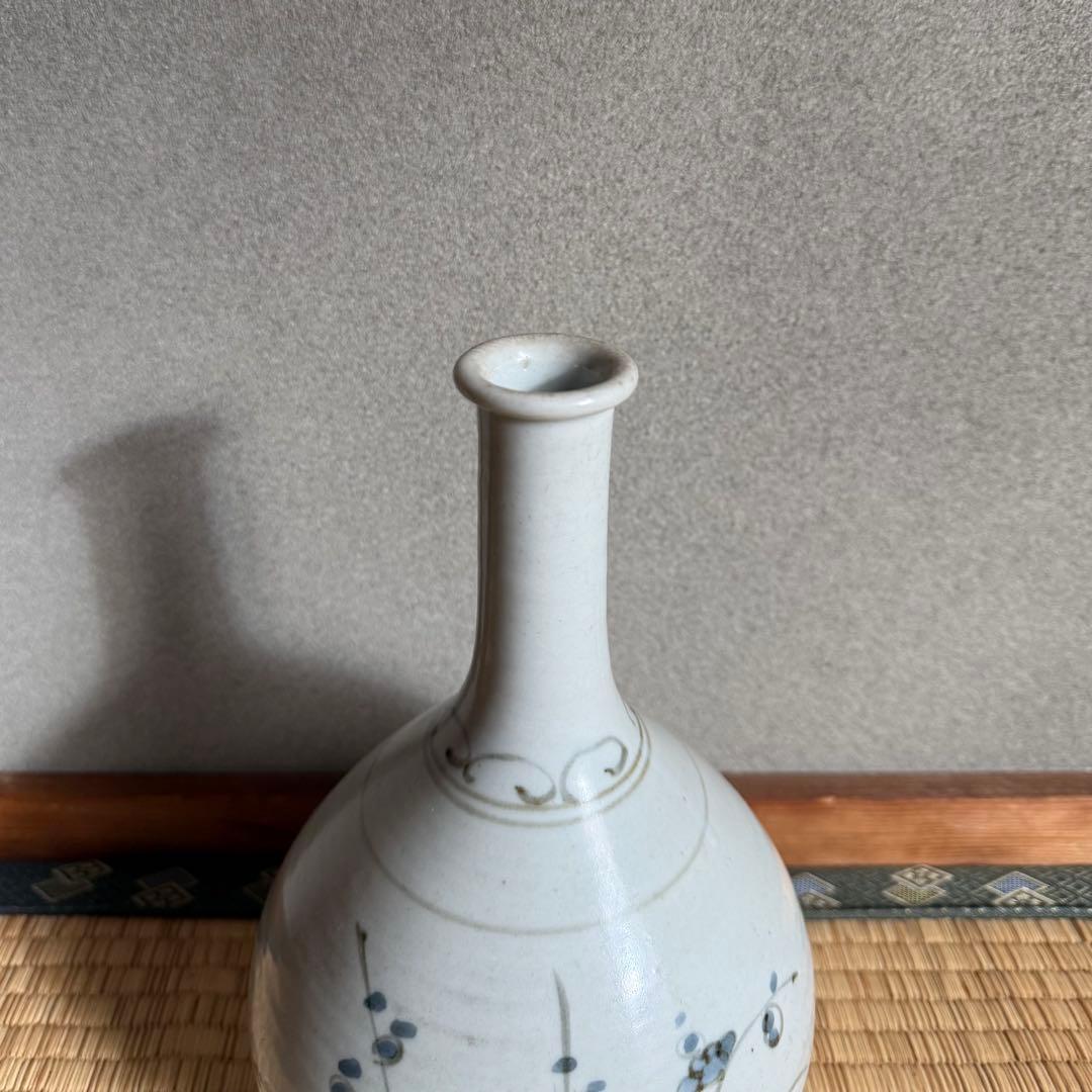 仙台藩 切込焼 染付 徳利 江戸時代 古伊万里 古砥部 古美術 骨董 民藝 民窯