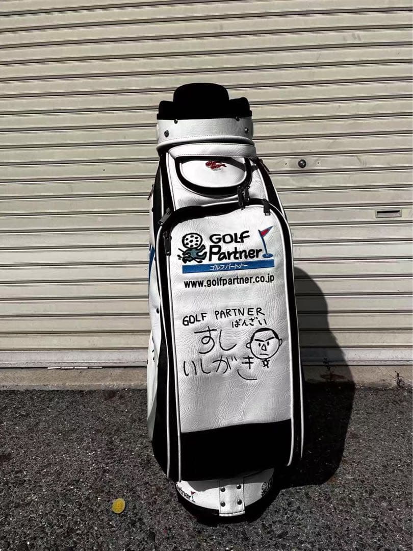 【激レア 】ゴルフパートナーすし石垣プロ 実使用 オリジナルキャディバッグ