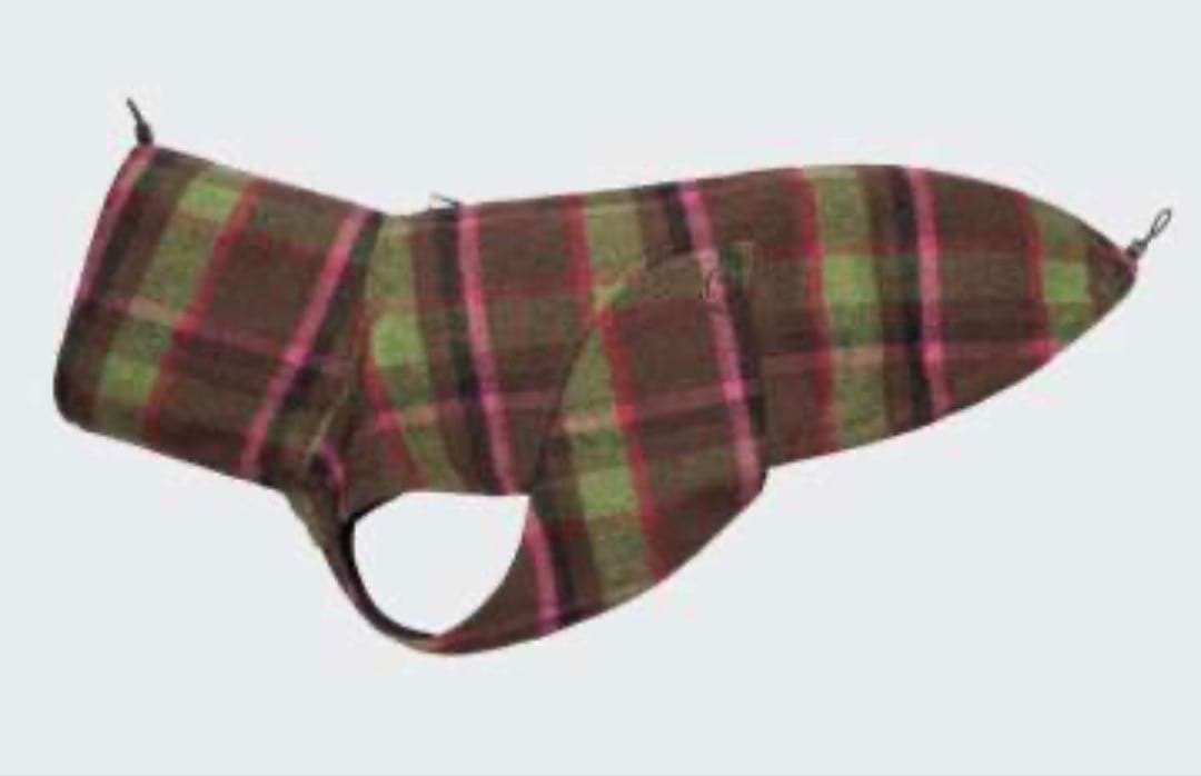 [完売]Cloud7 パウズリビング フリース チェック柄犬服 小型犬用M