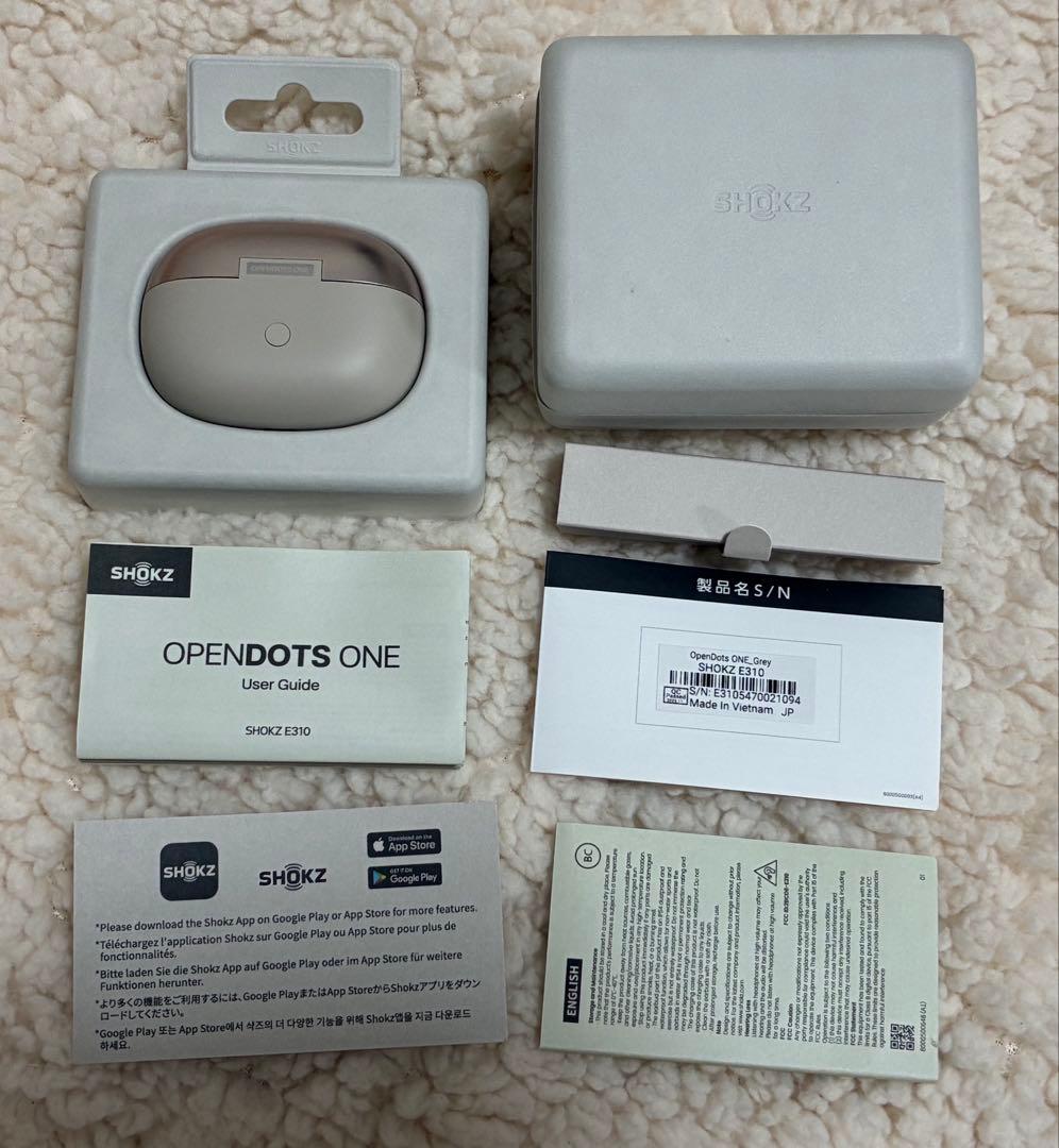 SHOKZ OPEN DOTS ONE ワイヤレスイヤホン イヤーカフ