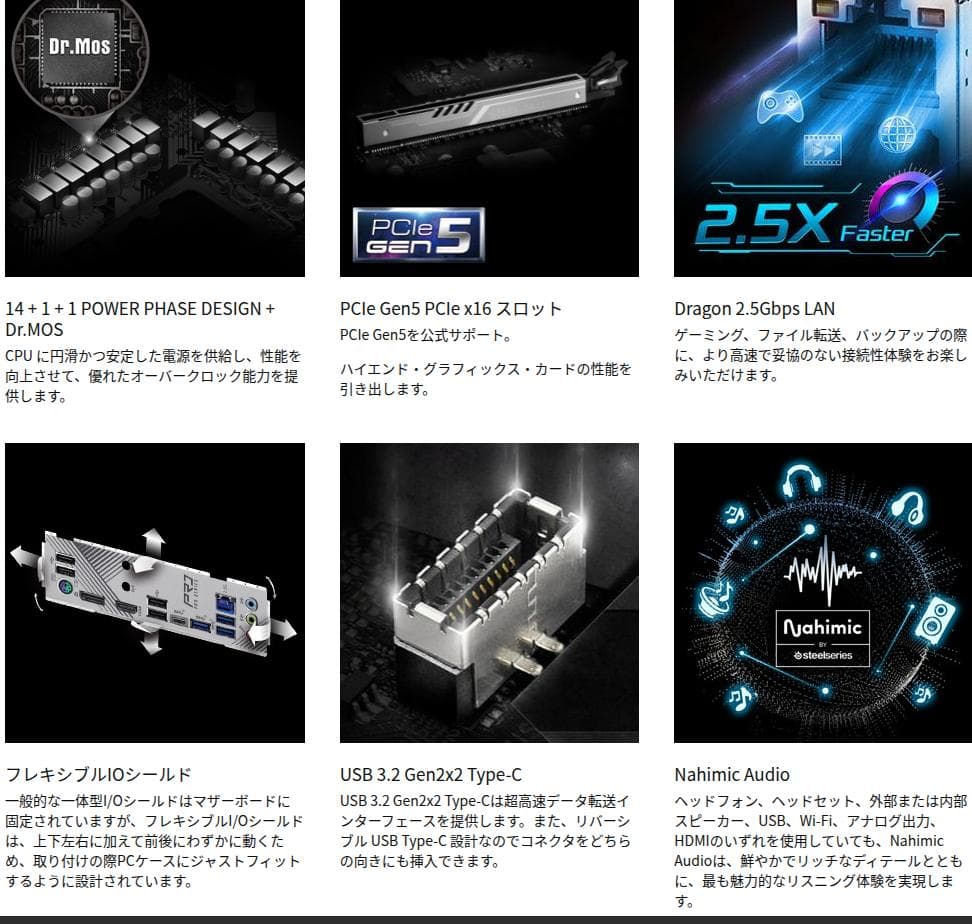 Z790 Pro RS/D4　と　i5-13400F