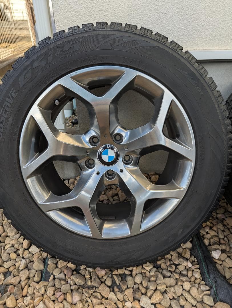  X5 18インチ スタッドレスタイヤ ホイールセット 1/2まで出品