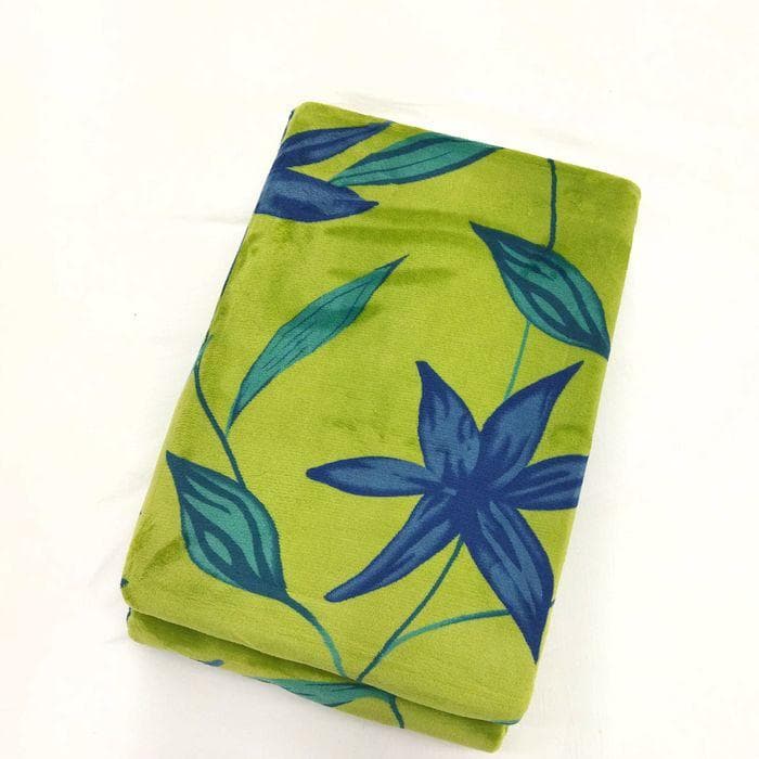 新品　あったか掛カバー　毛布　シングルロング　掛布団カバー　冬用 グリーン　緑