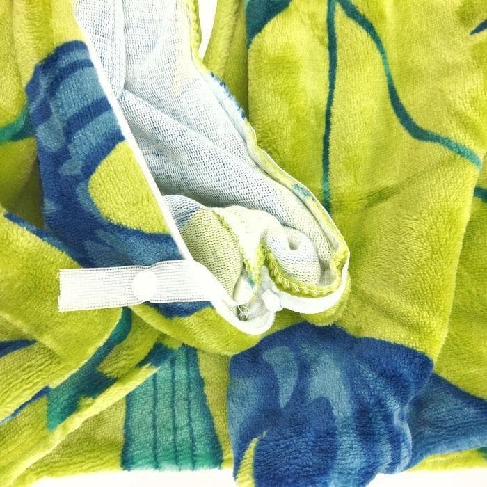 新品　あったか掛カバー　毛布　シングルロング　掛布団カバー　冬用 グリーン　緑