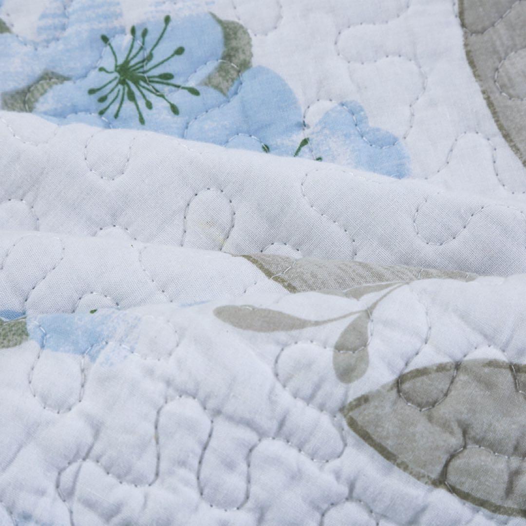 キルトベッドカバー3点セット綿マルチカバー キルティング 434