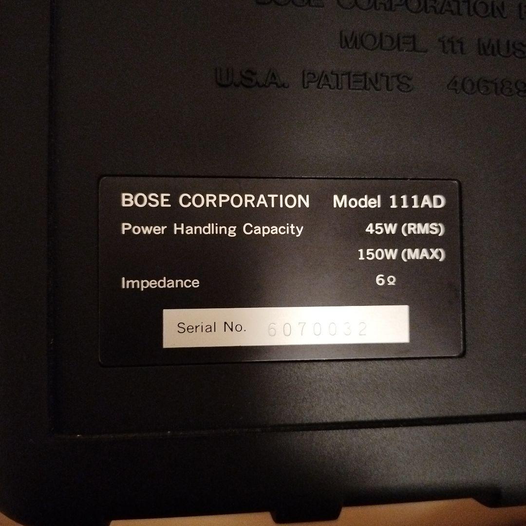 BOSE 111AD スピーカー