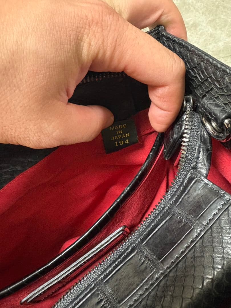 君がいない　池田工芸　オールクロコ　ラウンジトート