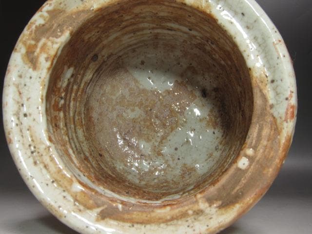 ★　古志野水指　瑞雲　裏千家　十四代　淡々斎の花押がございます★x636