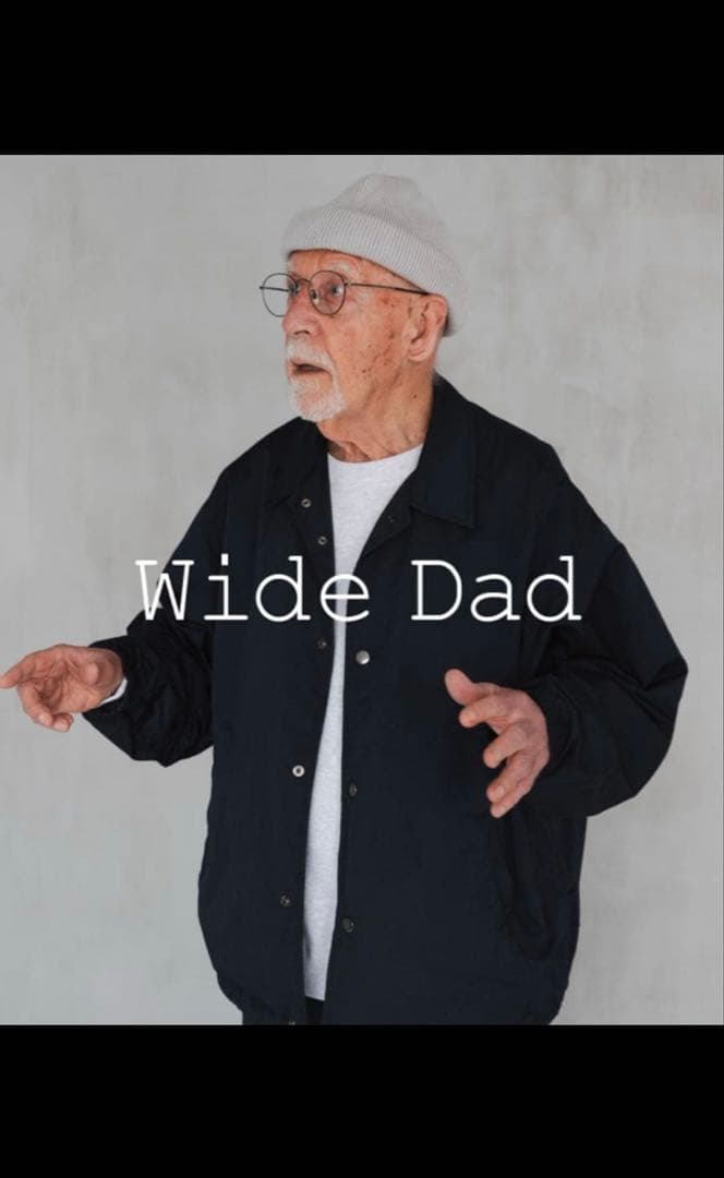 wide dad ナイロンコーチジャケット サイズ1