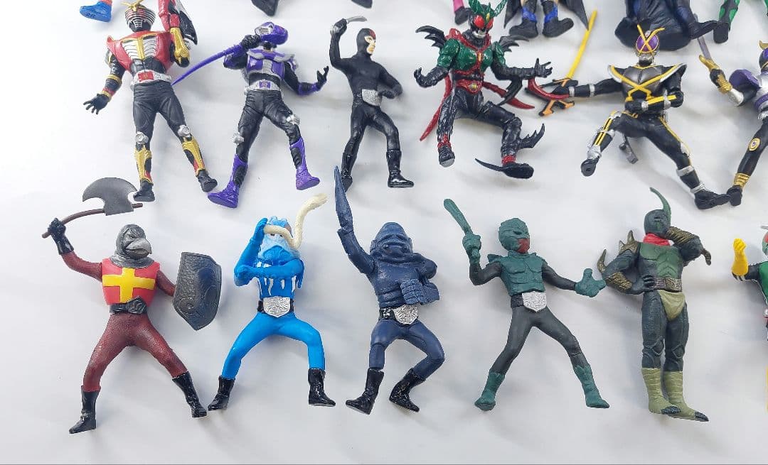 仮面ライダー ガシャポン 56体 BANDAI HGシリーズ 武器 怪人他