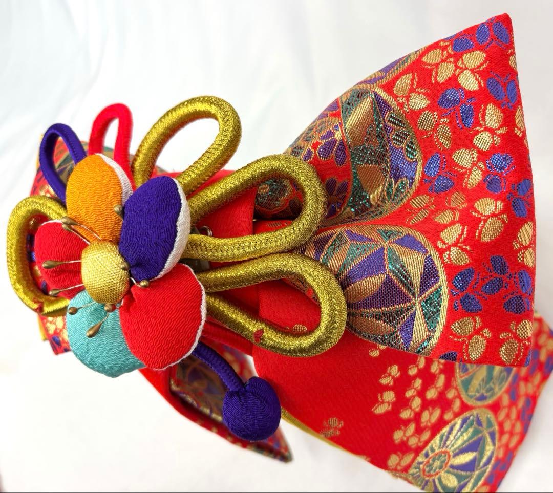 七五三　女の子　はこせこセットS　帯揚げ*しごき付き《子供507》#江戸小もーん