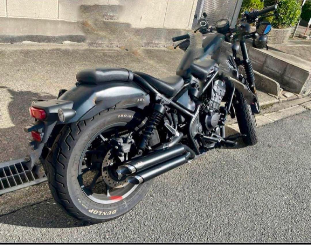 新型レブル250 2023年式モデル　マフラーgem speed製 V4