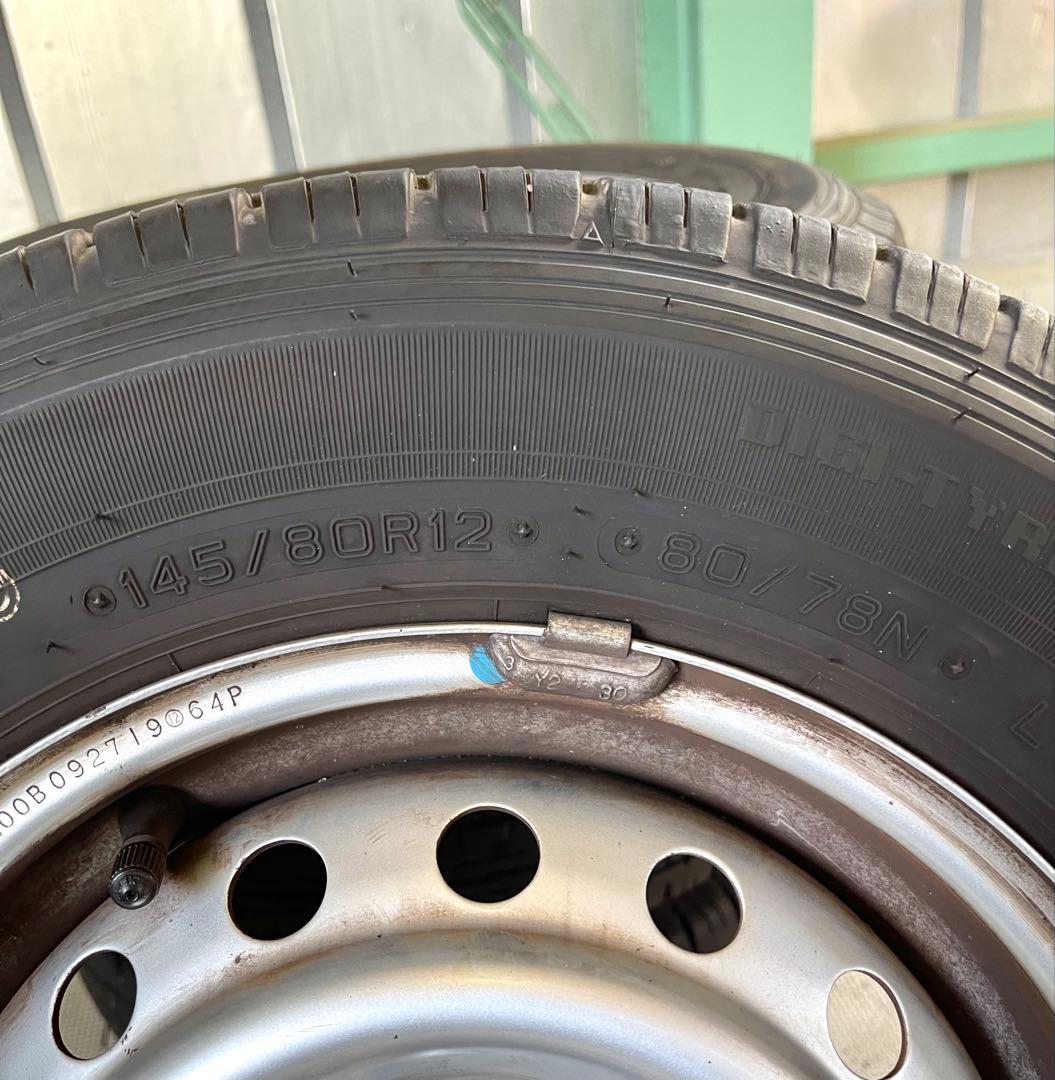 ダンロップ VAN01 145/80R12LT スチール 4本