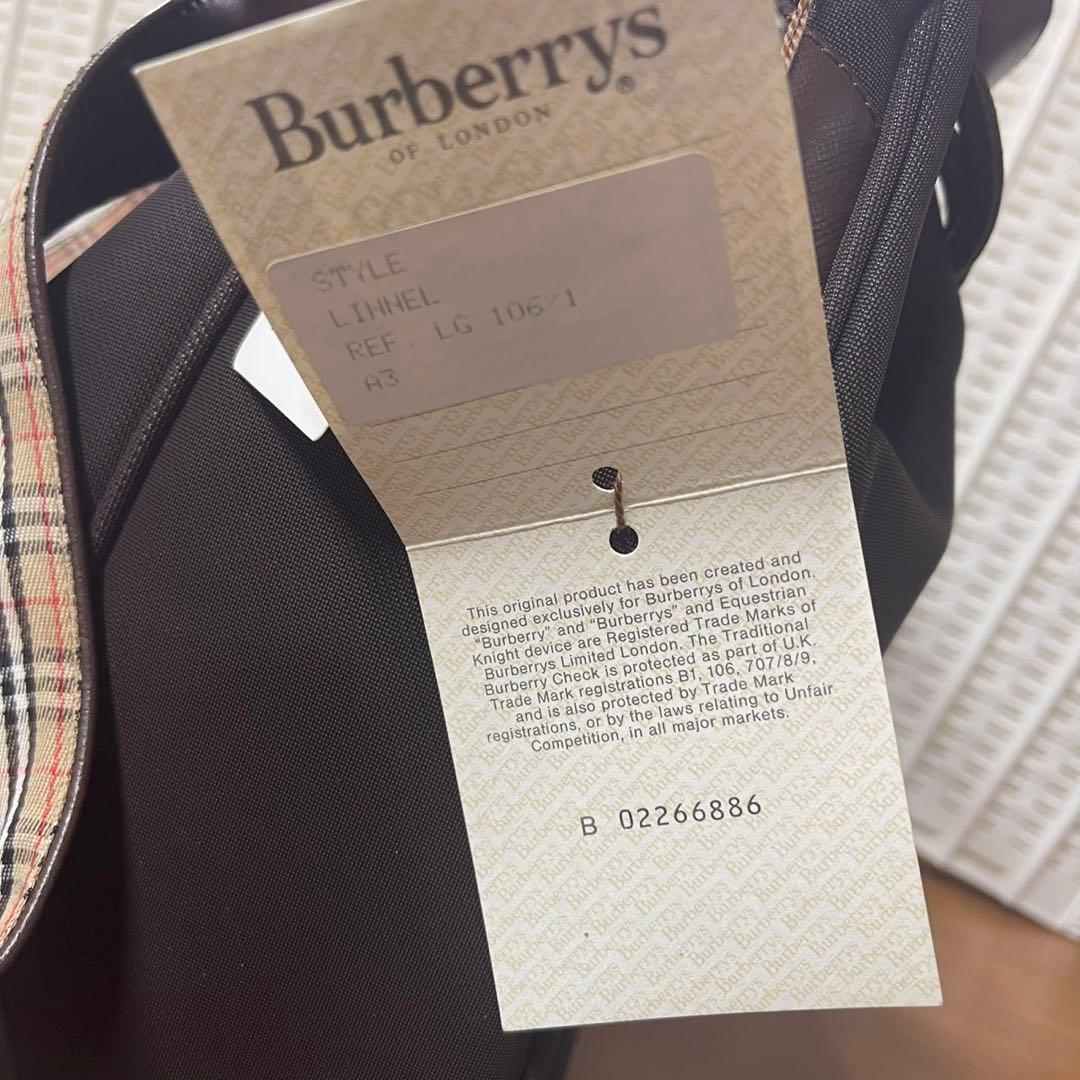 Burberry ショルダーバッグ ナイロン✖︎レザー ブラウン
