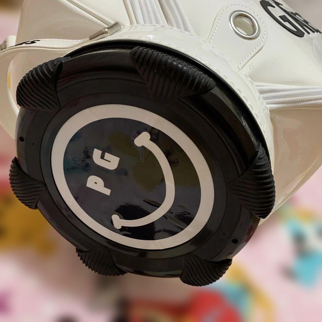 新品　PEARLY GATES パターンオーダー品 　キャディーパッグ　白