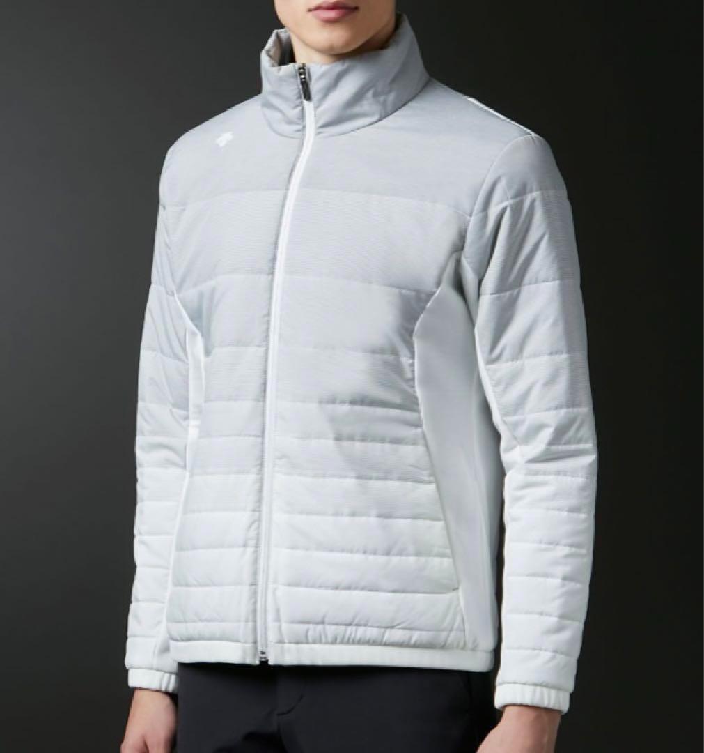 デサントゴルフ 中綿 ハイブリッド ジャケット グレー Mサイズ