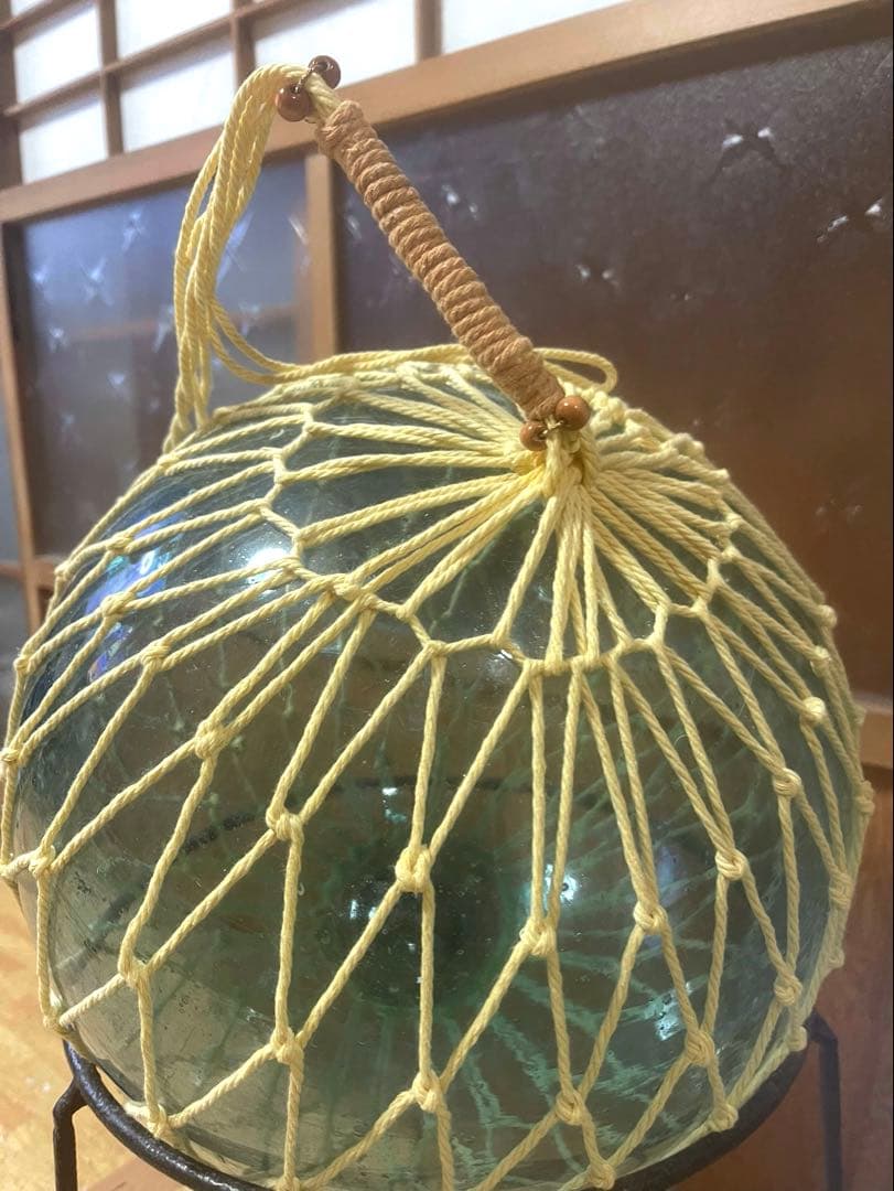 直径約30cm大玉のガラス玉⭐︎浮き玉⭐︎アンティーク雑貨