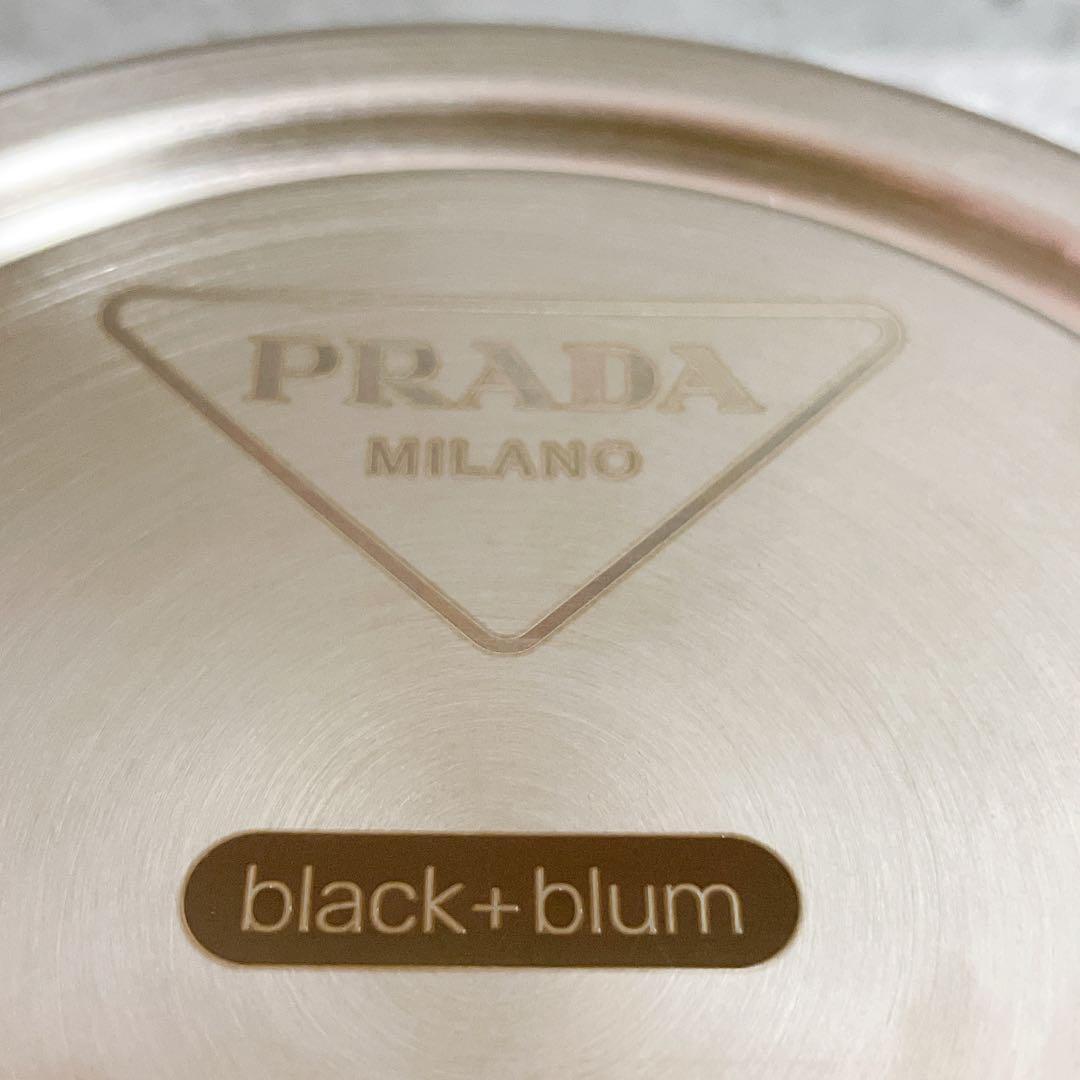 PRADA ガラス製ランチボウル 750ml プラダ ブラックブルム お弁当箱
