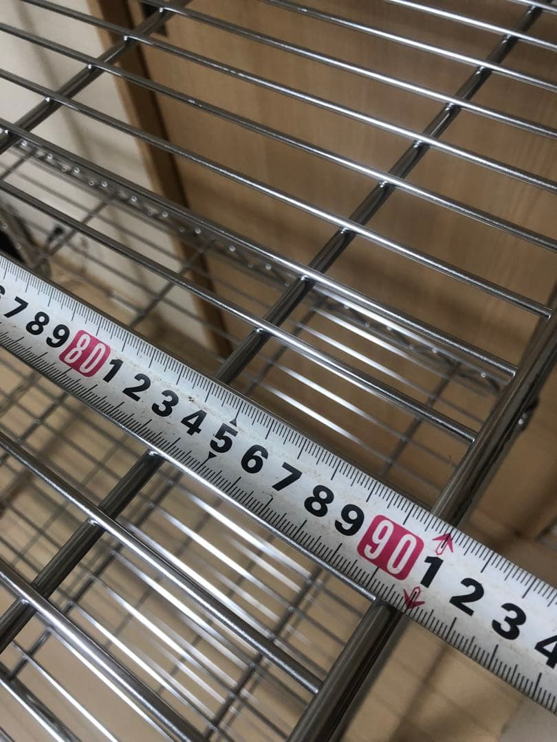 本日限定お値引‼️5段スチールラック 180cm キャスター付き