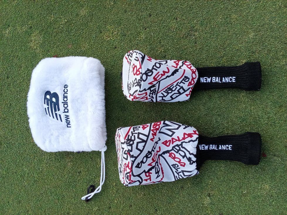 ◆美品◆ニューバランス ダギングシューズキャディバッグ◆ヘッドカバーセット