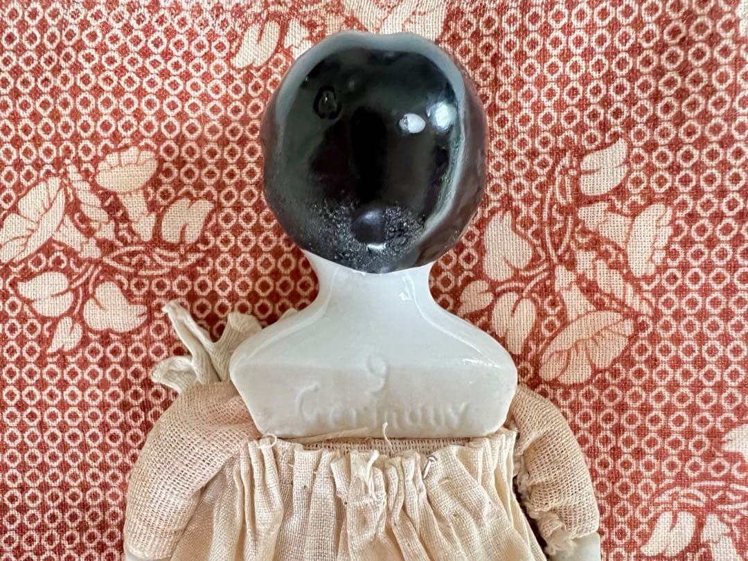 限定価格！アンティーク　チャイナヘッドドール　18.5センチ　ドイツ