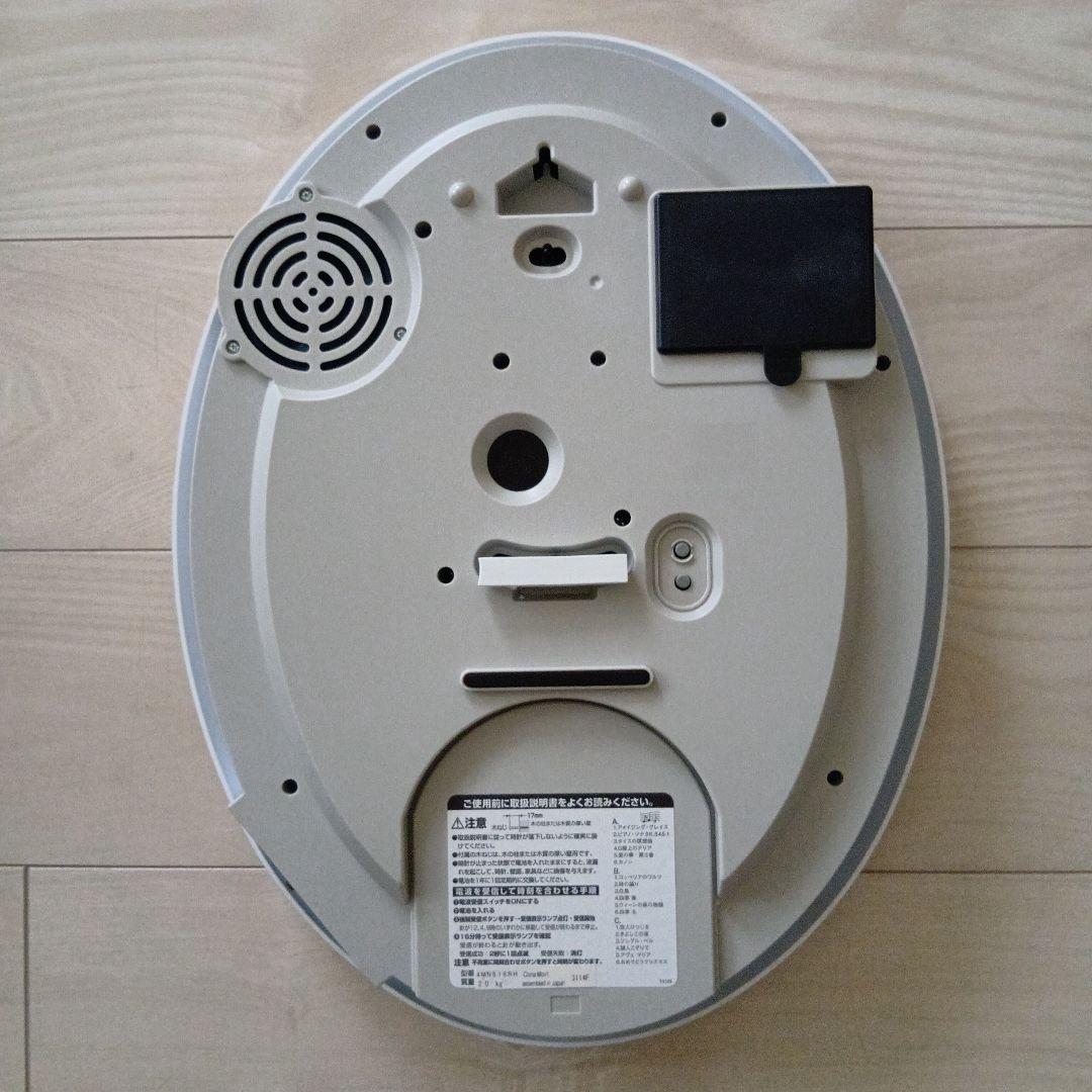 【新品未使用】リズム時計工業　 クリスタル装飾電波時計　掛時計　メロディ時計