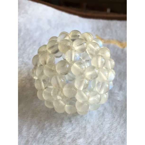 ブルームーンストーン フラーレン バッキーボール 天然石 パワーストーン