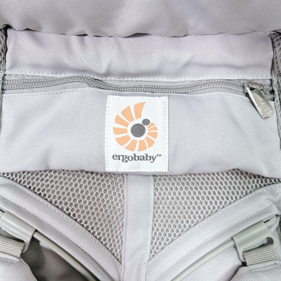 【美品】エルゴベビー 抱っこ紐 オムニ360 クールエア　グレー 箱 説明書付