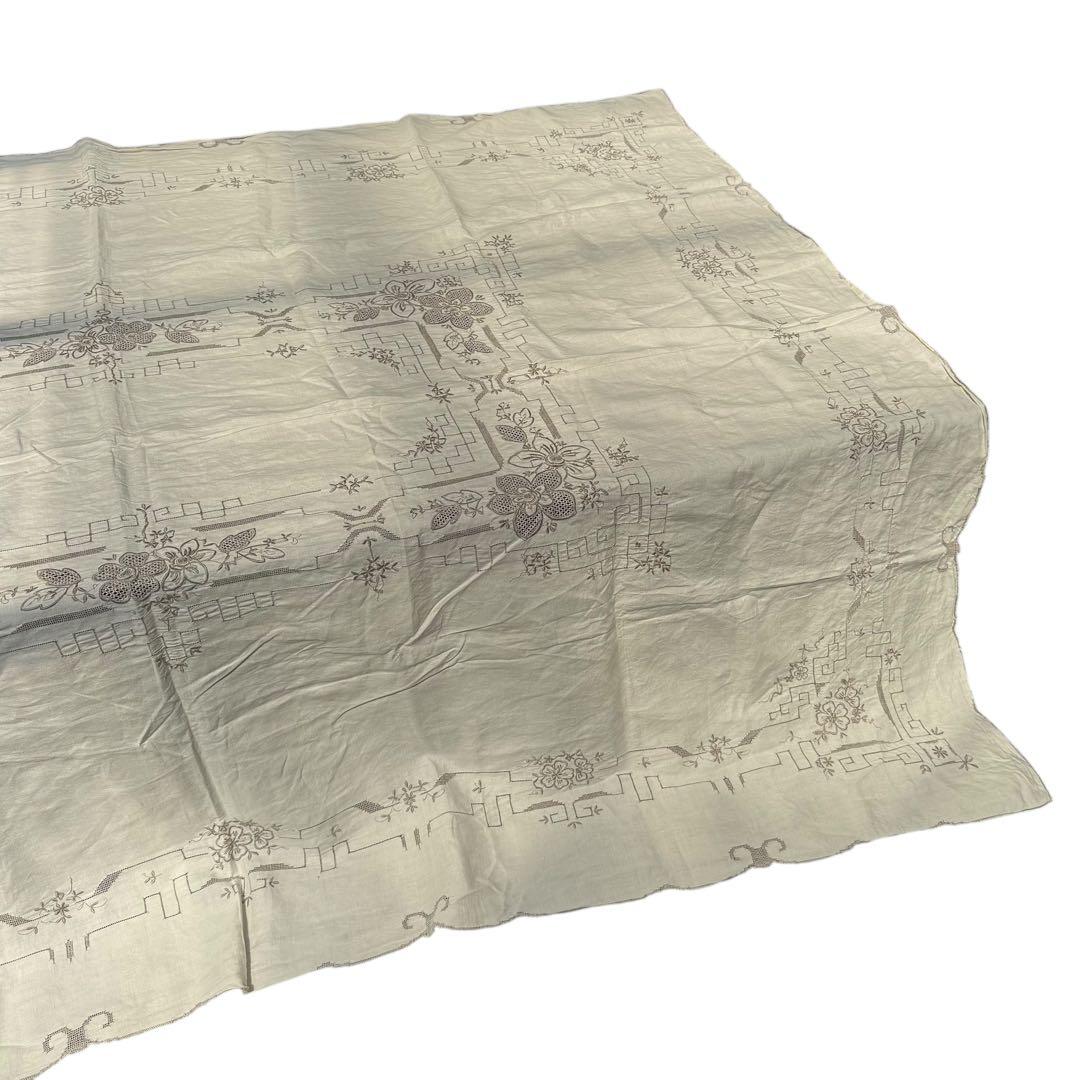 汕頭　大判　テーブルクロス　170cm×210cm