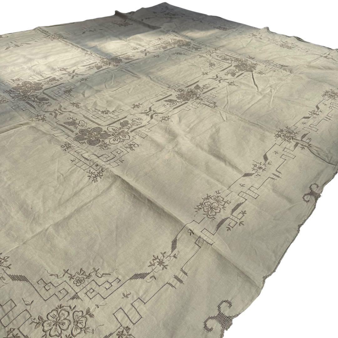 汕頭　大判　テーブルクロス　170cm×210cm