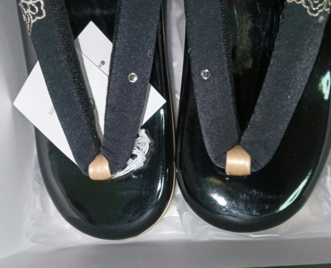 高級 草履・バッグ　刺繍 ラインストーン 厚底　豪華　成人式（振袖）卒業式（袴）