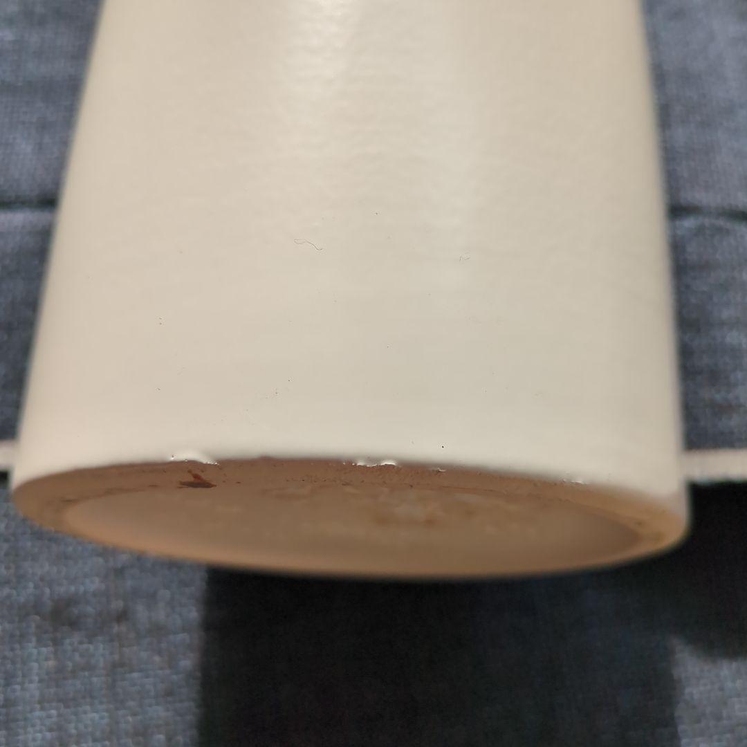 ドイツ　花瓶　scheurich　陶器製ヴィンテージ花瓶　ホワイト細長花瓶