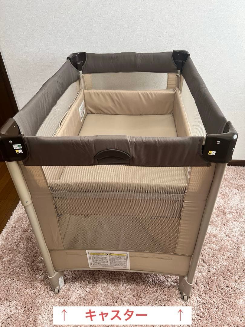 ⭐︎お値下げ　未使用　アップリカ　ココネルエアー　ベビーベッド 折りたたみ　収納袋