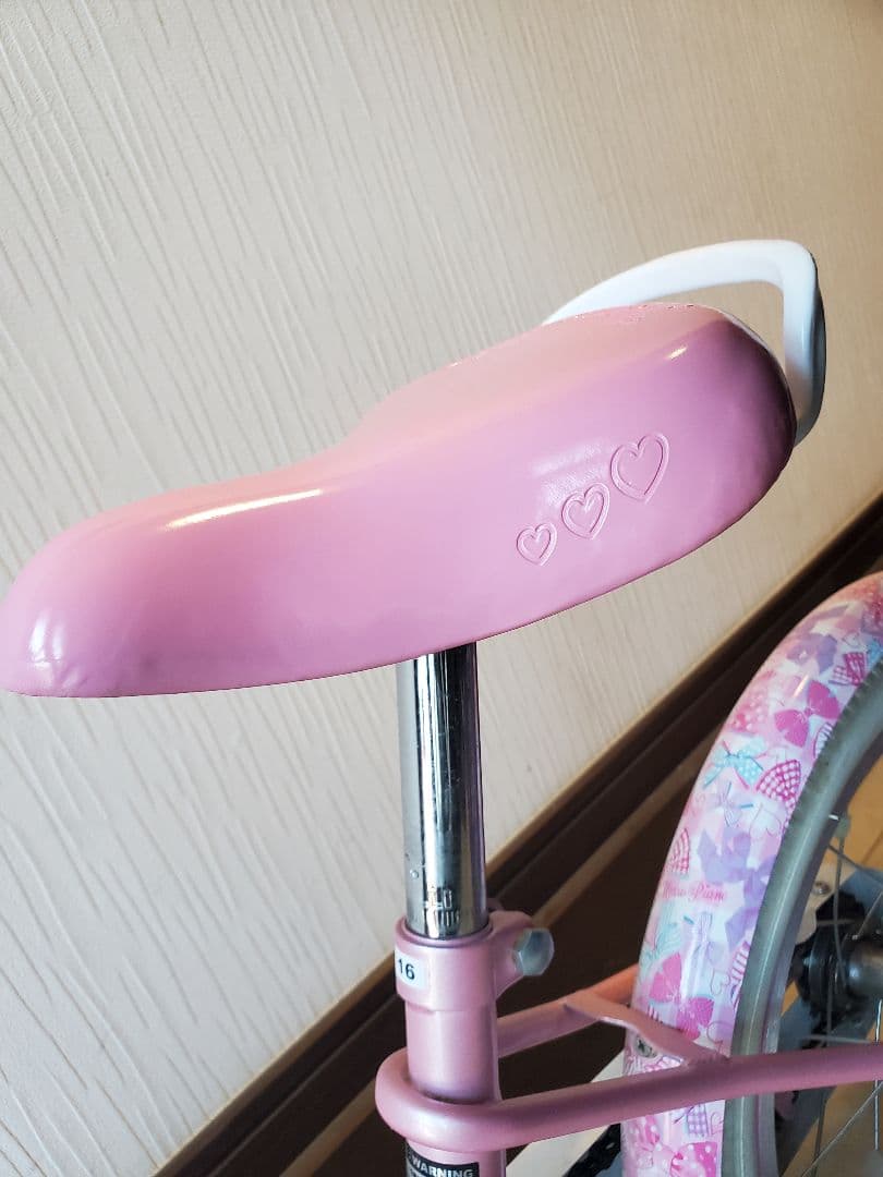【引き取り限定】メゾピアノ　子供用自転車 　16インチ　アサヒ限定　ピンク