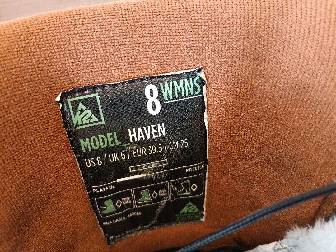 K2 Haven レディース BOA スノーボードブーツ 25cm 美品