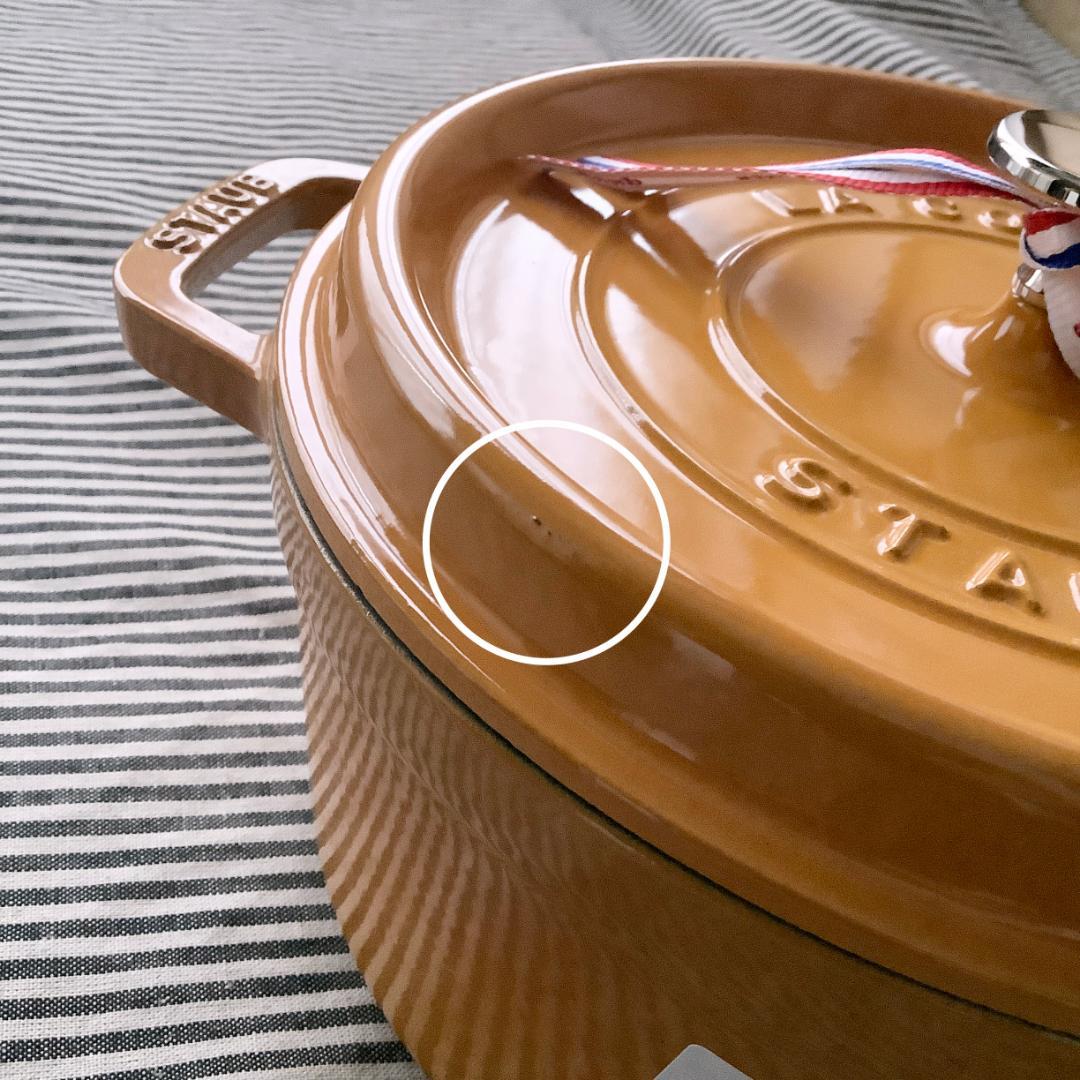 【フランス直輸入】ストウブ ココットロンド 24センチ マスタード色