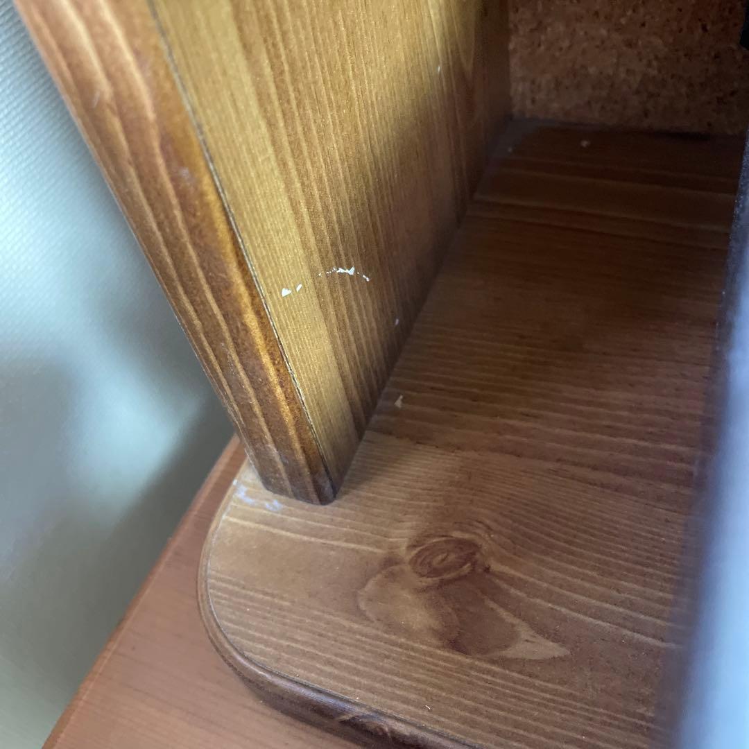 ハート チェスト キャビネット 棚 上部分 北欧 ２個１セット 収納家具