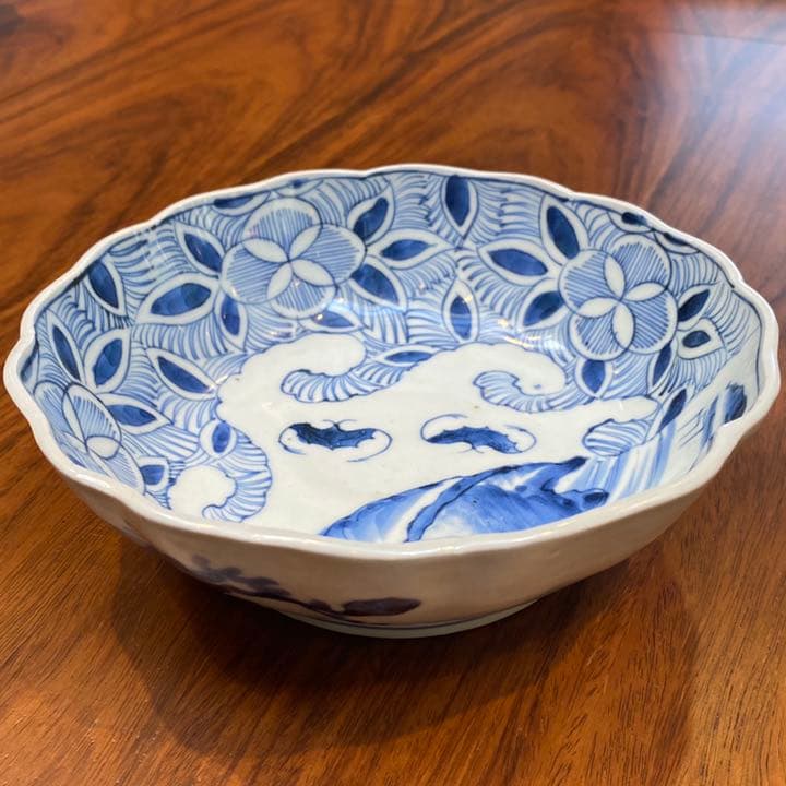 皿　古伊万里染付　5枚セット