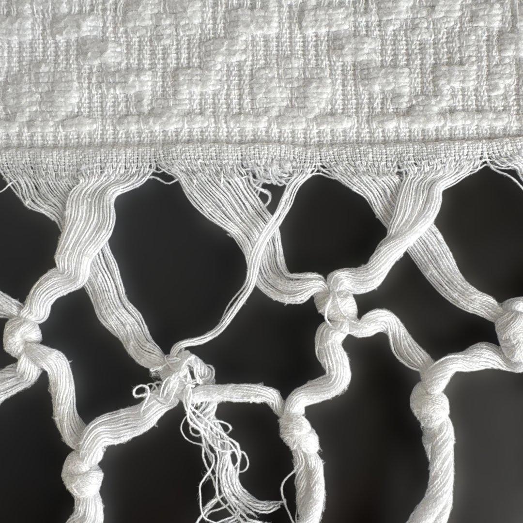 ピケ　ド　マルセイユ　ベッドスプレッド　カバー　フランスアンティーク