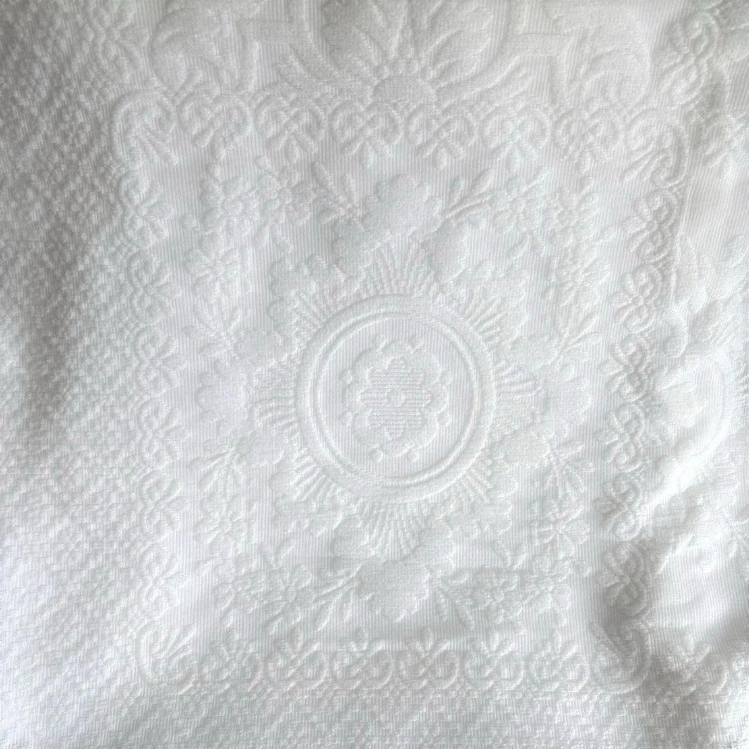 ピケ　ド　マルセイユ　ベッドスプレッド　カバー　フランスアンティーク