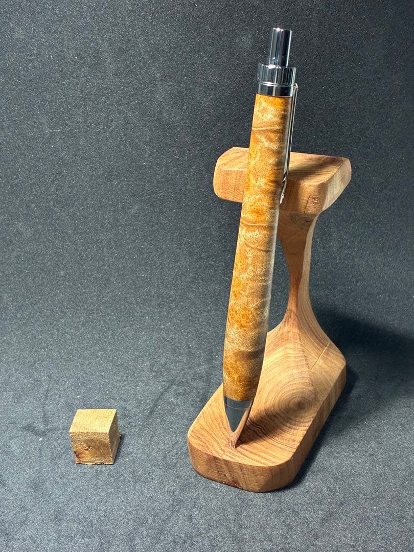 マーブルウッドシャーペン0.5mm 黄金楠