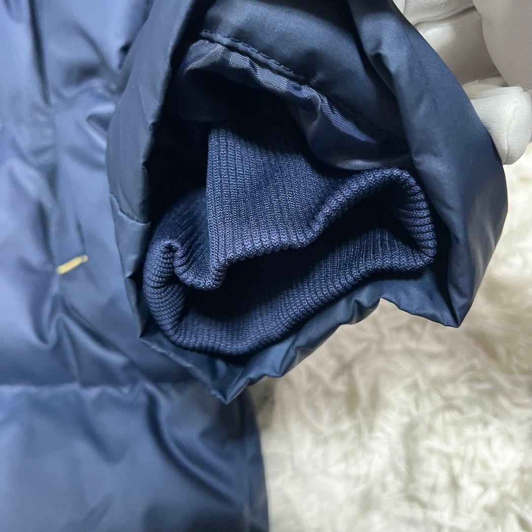 PUMA プーマ　ダウンコート　ベンチコート　肉厚　L ネイビー　大きいサイズ