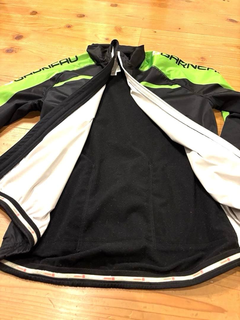 GARNEAU サイクルジャケット ブラック/グリーン